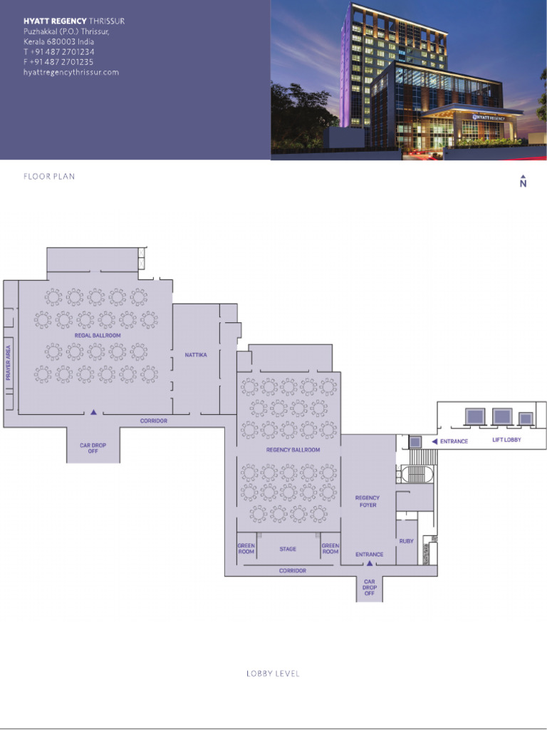 Hyatt Regency Thrissur Floor Plan English | PDF