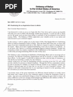 Consular Representatives Fundraising Letter