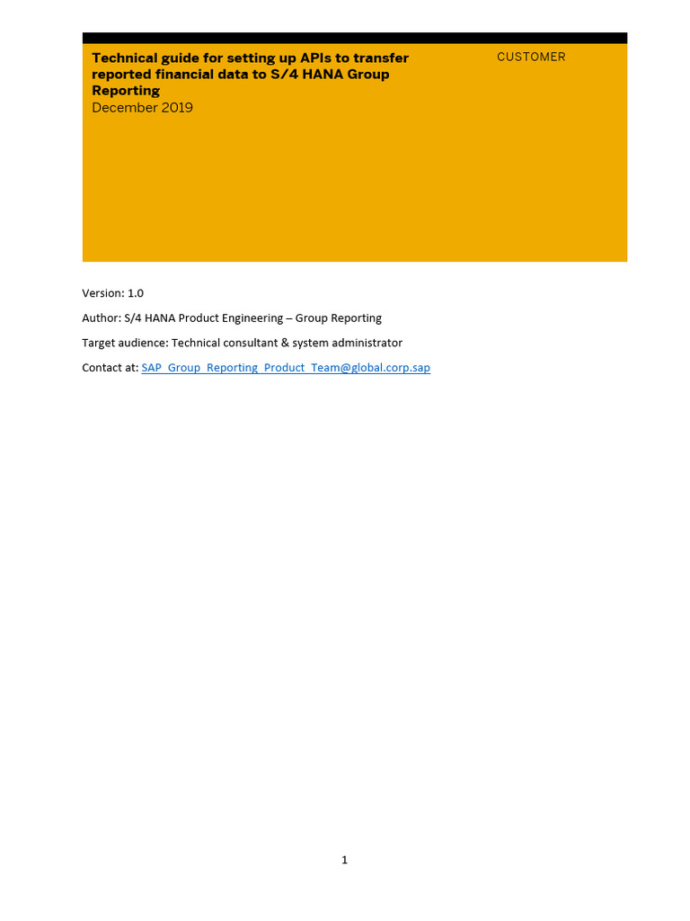 How to Set Up APIs for Group Reporting_V1 | PDF | Proxy Server | Computing