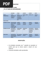 4º e 5º ANO - 2ª SEMANA DE FEV