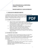 Projeto de tanques de armazenamento e vasos de pressão na indústria química