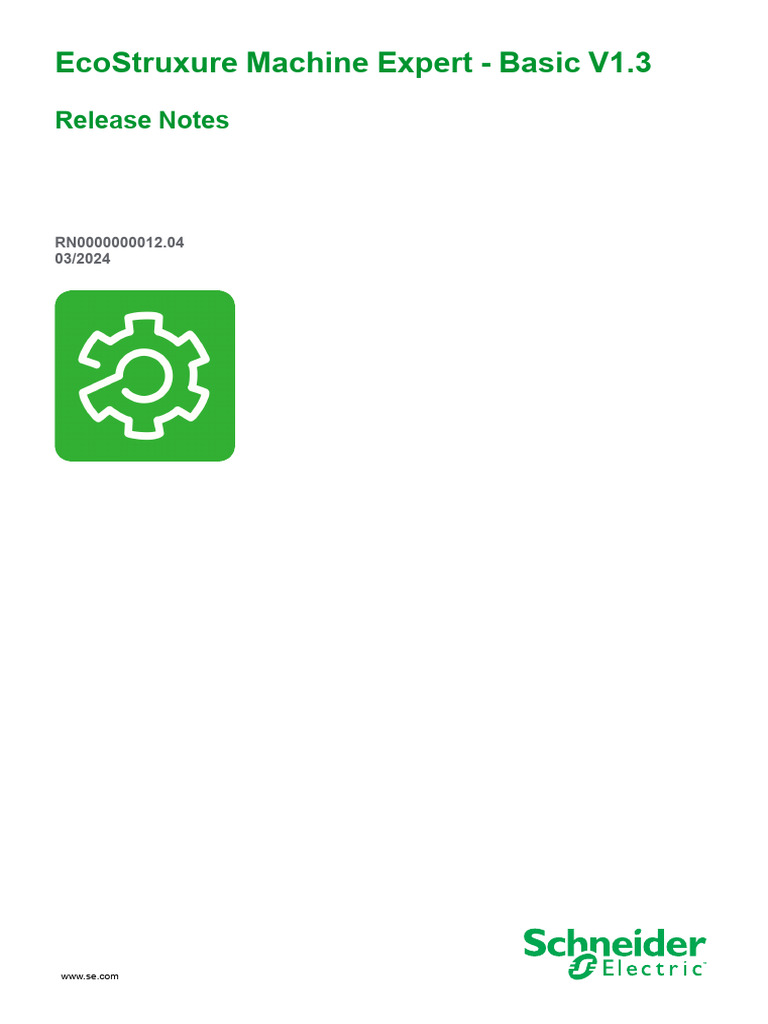 EcoStruxure Machine Expert Basic V1.3 | PDF | Microsoft Windows | 64 ...