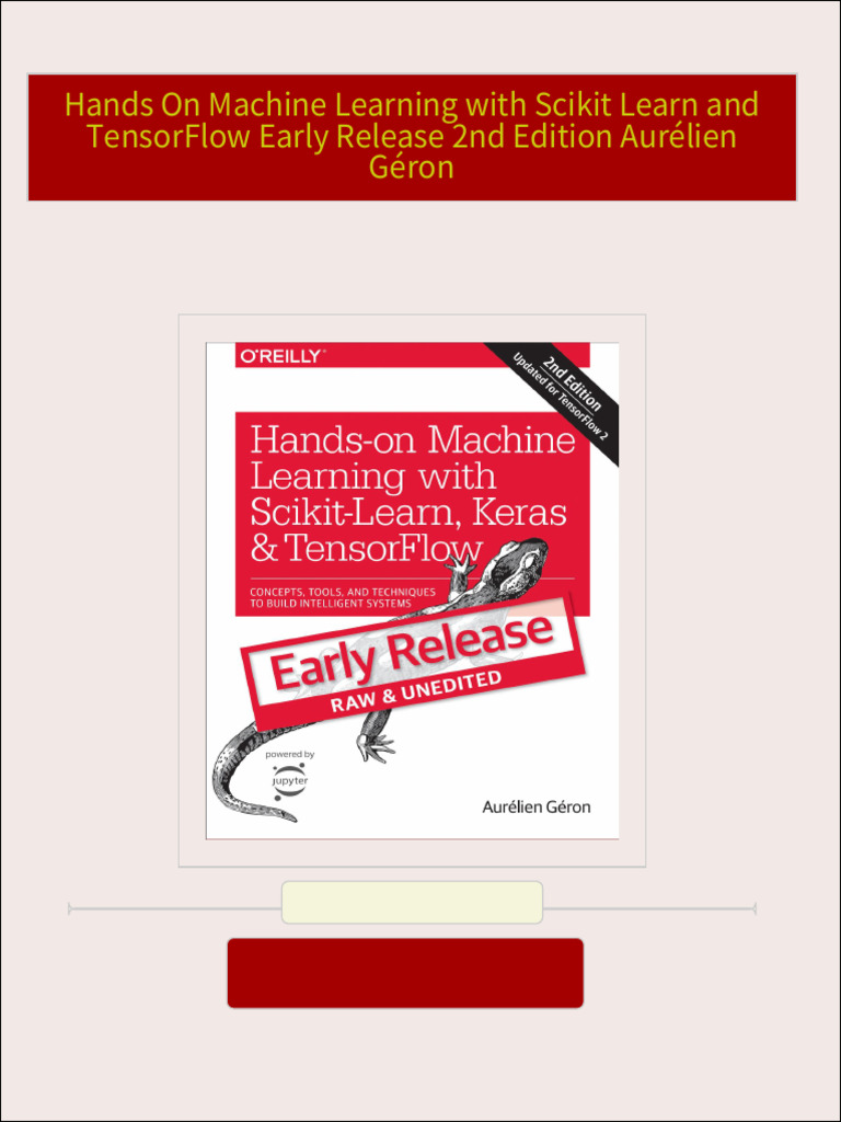 Hands On Machine Learning with Scikit Learn and TensorFlow Early ...