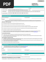 Xds Dispute Form | PDF