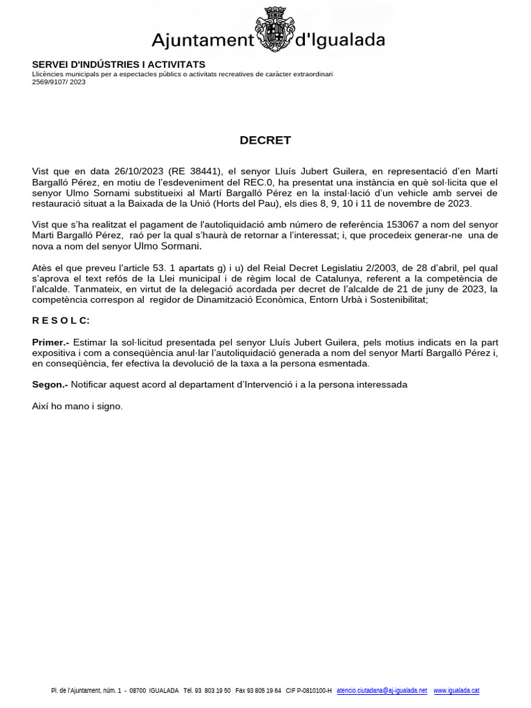Model Decret | PDF