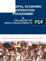 India-Nepal Economic Cooperation Programme: IN The Context of Nepal'S Development Priorities