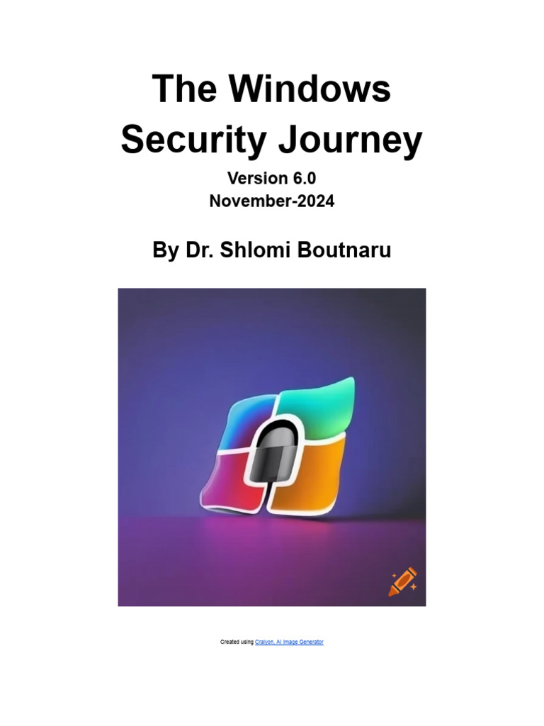The Windows Security Journey: by Dr. Shlomi Boutnaru | PDF | Windows ...