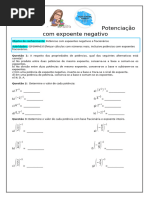 Potência Fracionária: Exemplos e Exercícios | PDF