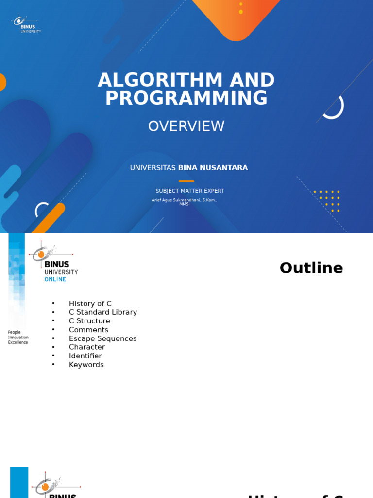 PPT00-Overview | PDF | C (Programming Language) | Computer Science