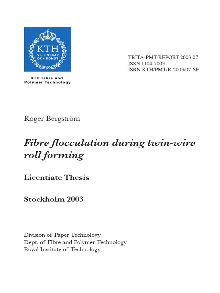 Fiber Flocculation | PDF | Mirror | Paper