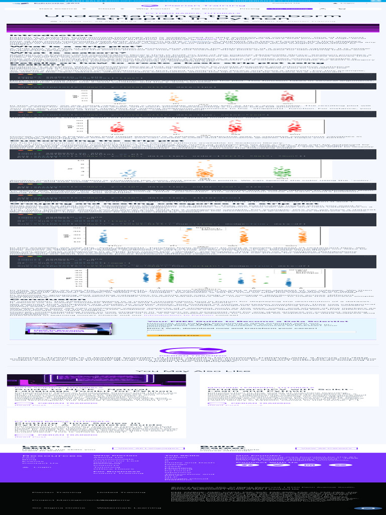 Understanding the seaborm stripplot in Python - Pierian Training | PDF ...