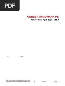manual gerber accumark gerber 16 new
