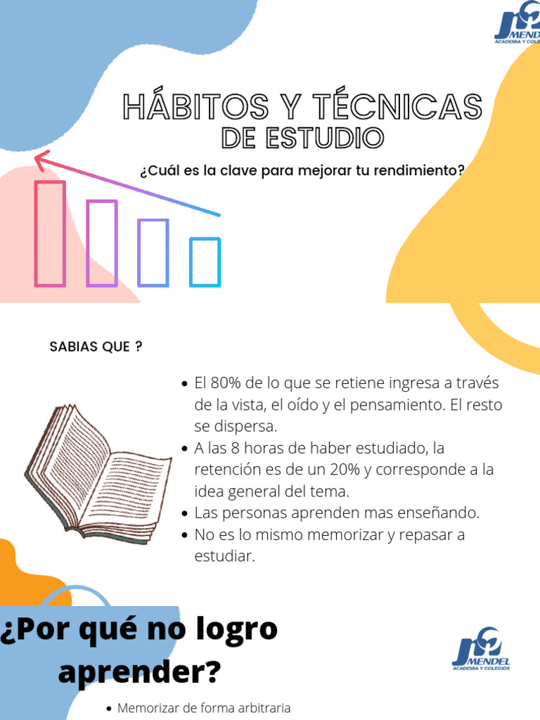 Mejora tus Hábitos y Técnicas de Estudio | PDF | Habilidades de estudio ...
