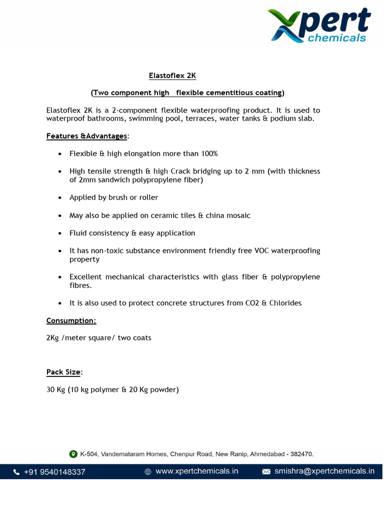 Elastoflex 2K | PDF
