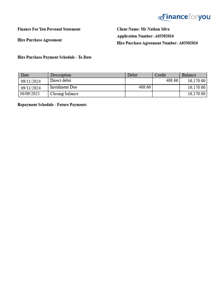 Standard Statement A03302016 | PDF | Credit Card | Debt