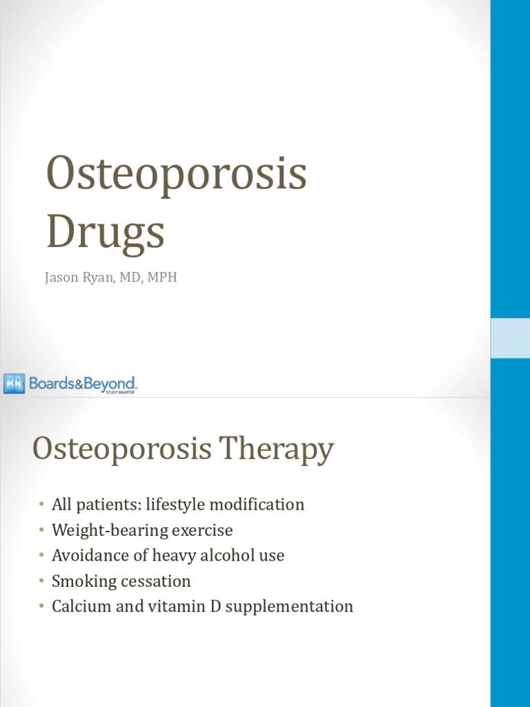 Osteoporosis Drugs atf | PDF | Bone | Clinical Medicine