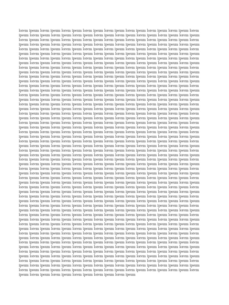 Lorem Ipsum Text Generator | PDF