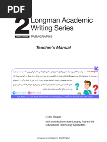 Longman Academic Writing Series 2 (Answer)