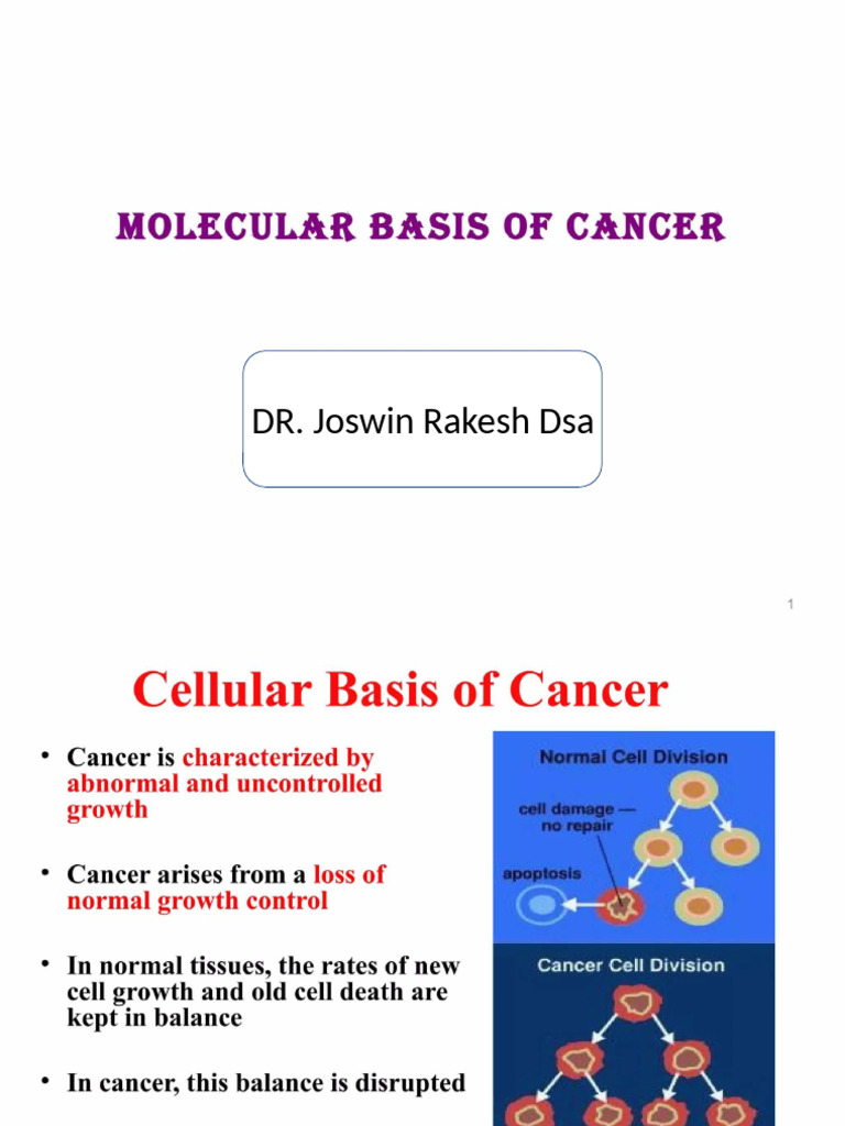 Molecular Basis of Cancer | PDF
