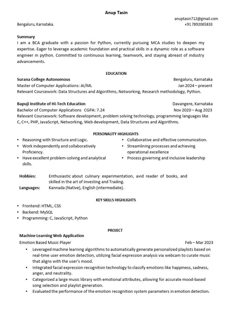 Python Software Engineer Resume | PDF | Machine Learning | Web Development