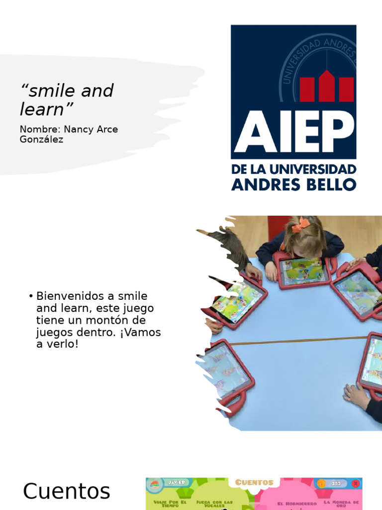 Juegos educativos en Smile and Learn | PDF