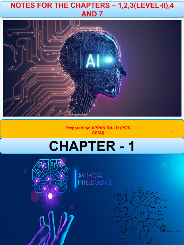 Class 11 Ai Notes (CH - 1, CH - 2, CH - 3, CH - 4, CH - 7) | PDF