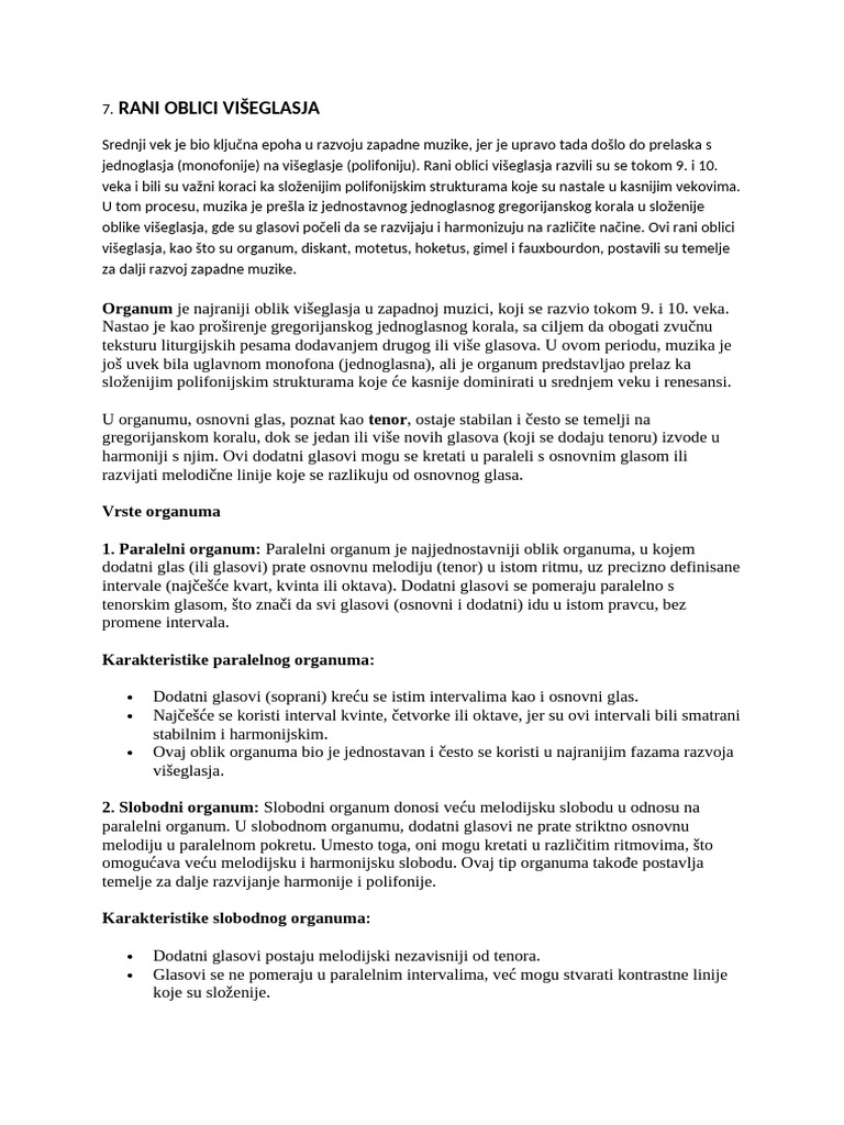 7 Rani Oblici Viseglasja | PDF