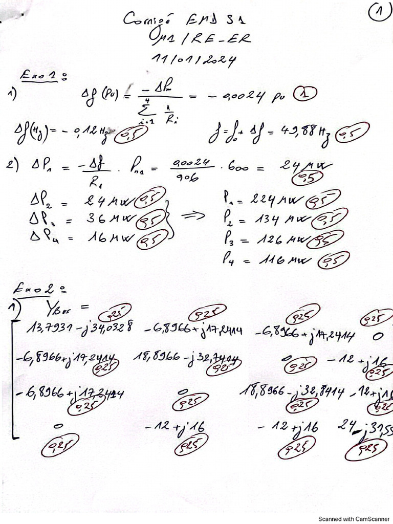 Correction EMD RE | PDF