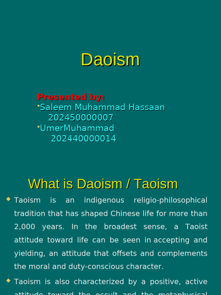 Daoism Pdf Tao Laozi