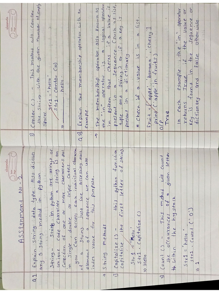 Python Assignment No-2 | PDF
