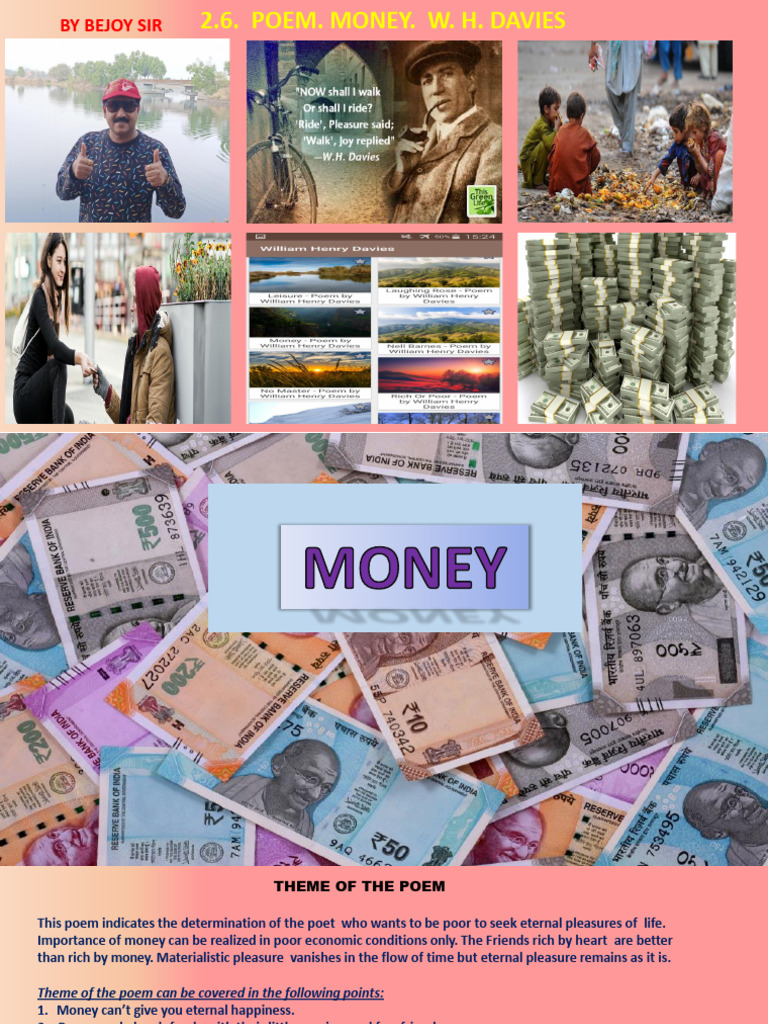 2.6. POEM. MONEY | PDF | Poetry | Financial Analyst