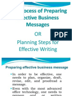 Planning Steps For Effective Writing
