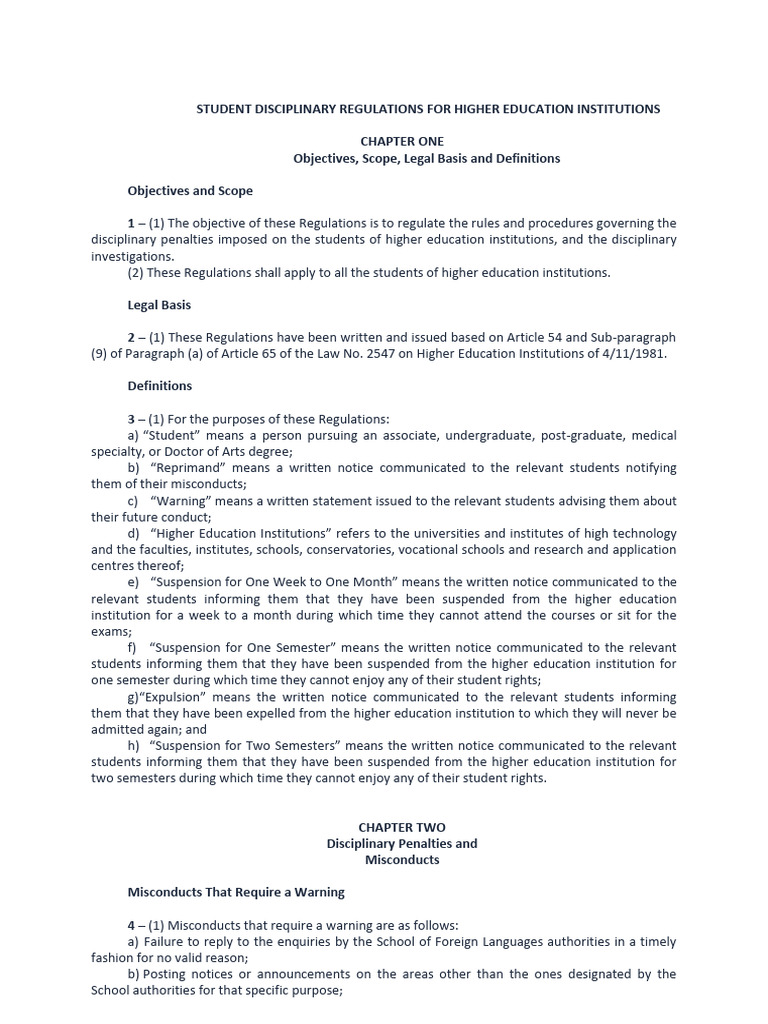 IIUM Student Disciplinary Regulations | PDF | Prosecutor | Justice