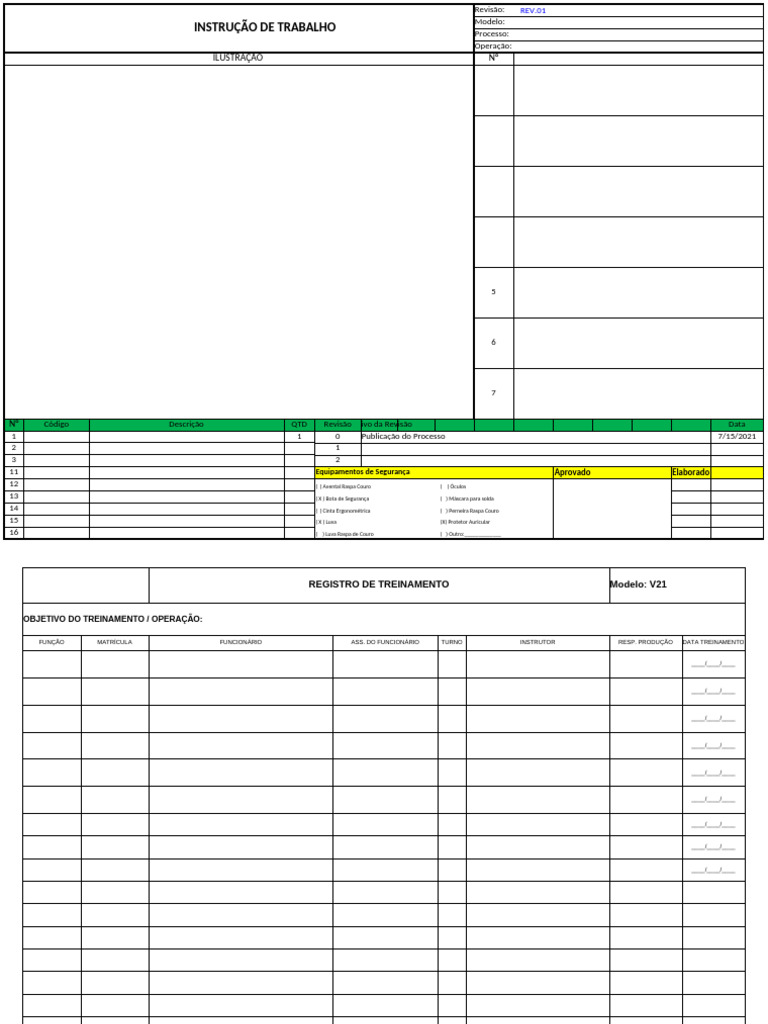 _INSTRUÇÃO DE TRABALHO_ | PDF