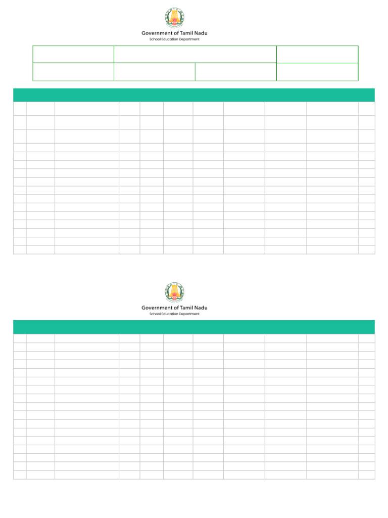 CCE Registers | PDF