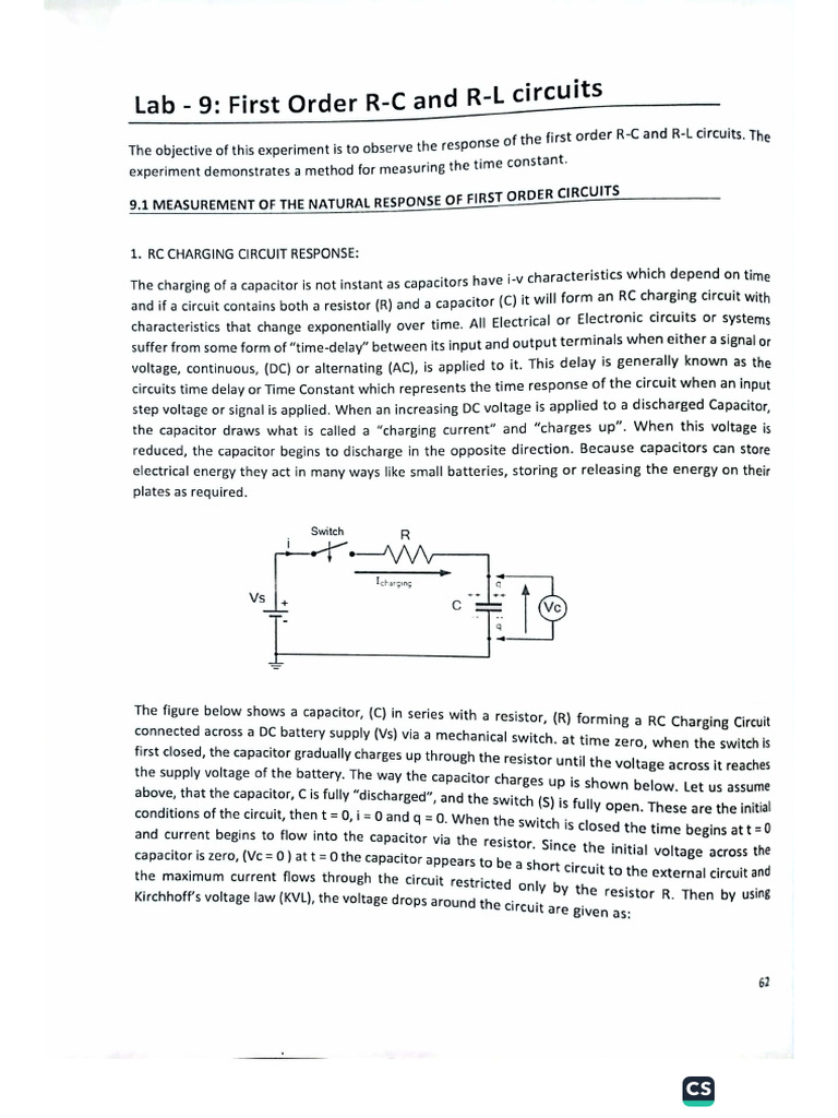 RC Circuit | PDF