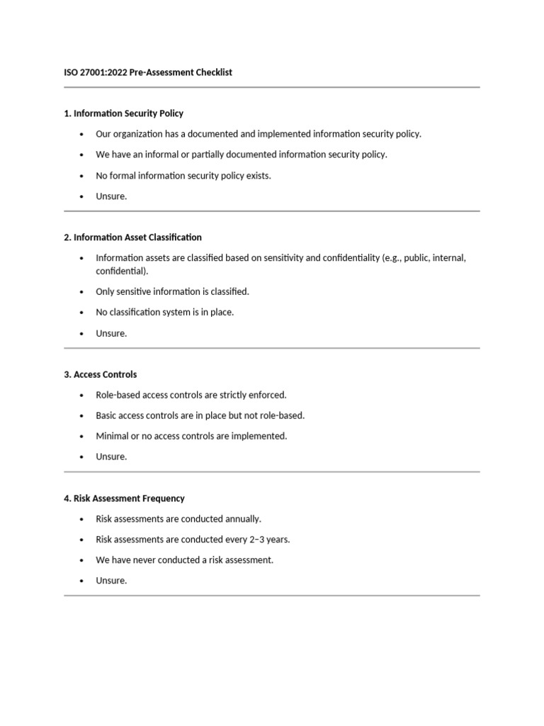 ISO 27001 - Questionnaire | PDF | Information Security | Antivirus Software
