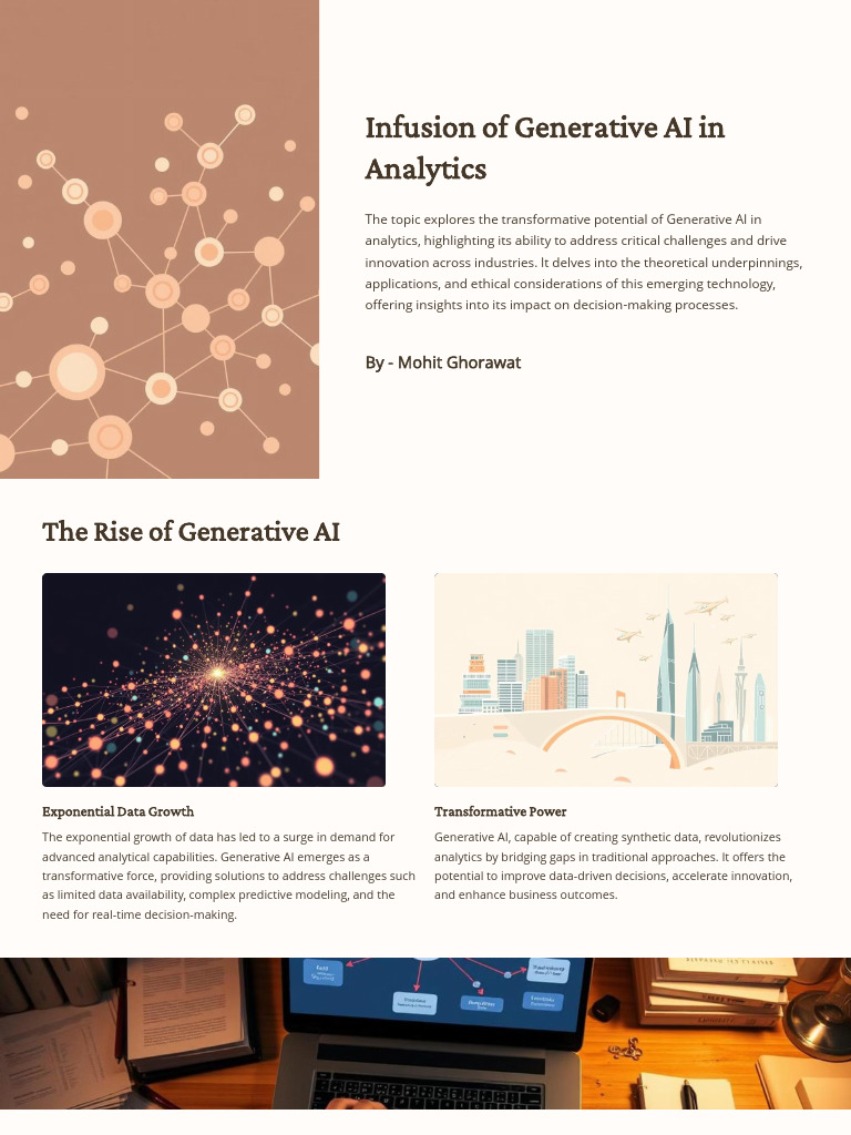 Infusion of Generative AI in Analytics | PDF | Artificial Intelligence ...