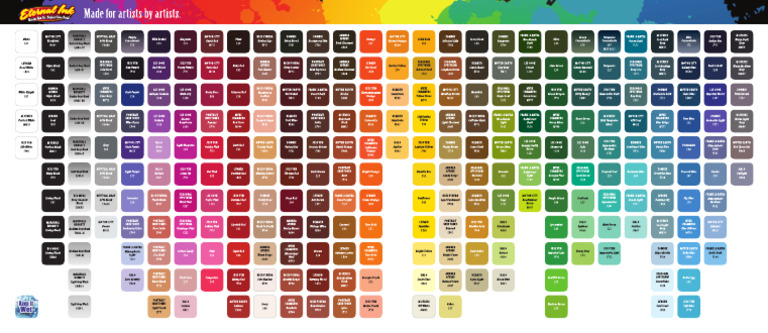 Eternal Ink Colors Poster | PDF