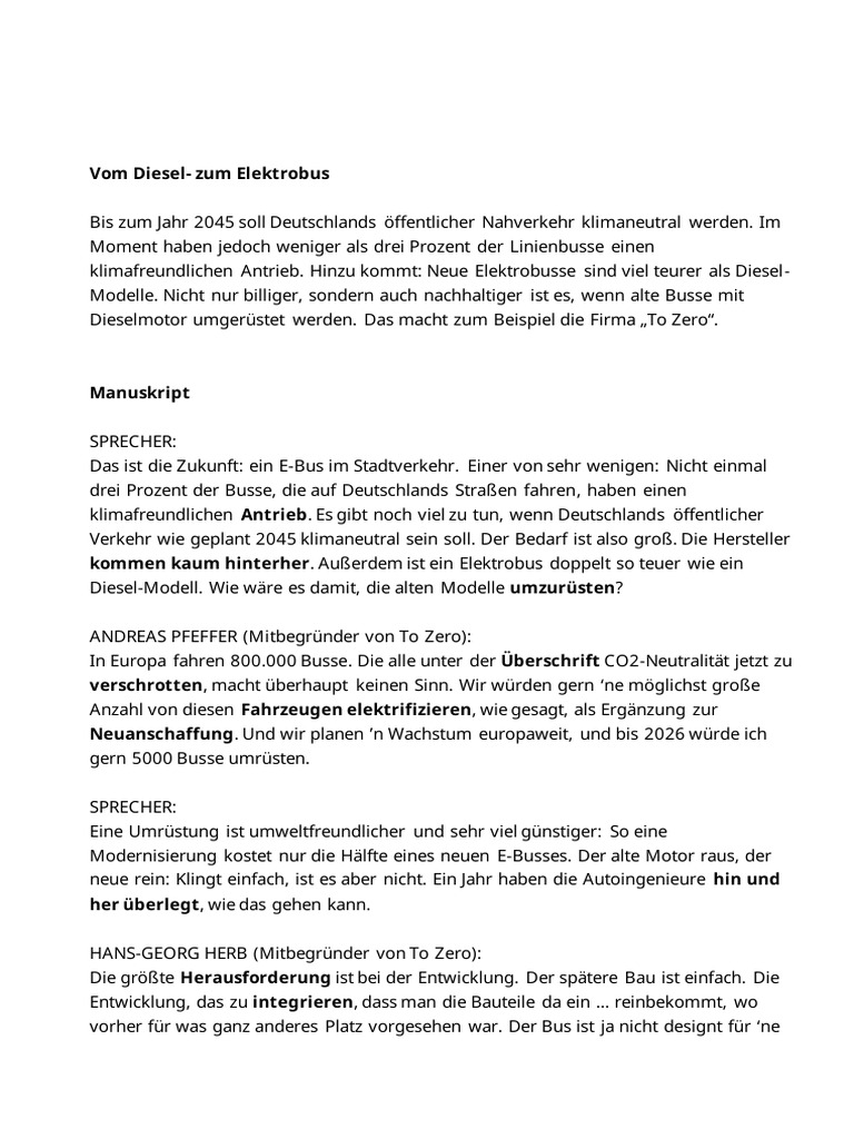 Manuskript Und Wortschatz | PDF