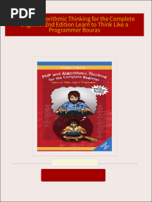 Instant ebooks textbook PHP and Algorithmic Thinking for the Complete Beginner 2nd Edition Learn to Think Like a Programmer Bouras download all chapters