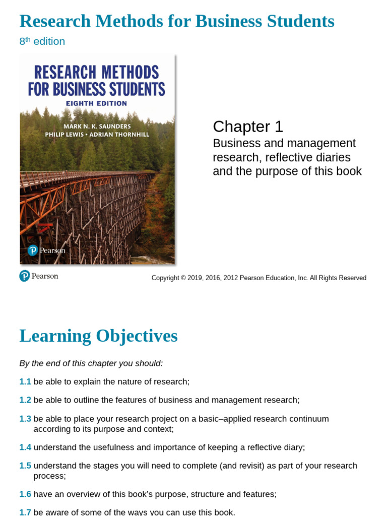Research Methods - ch1 | PDF