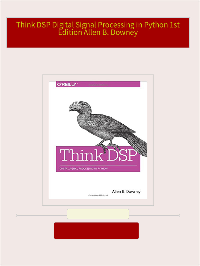 Download Complete Think DSP Digital Signal Processing in Python 1st ...