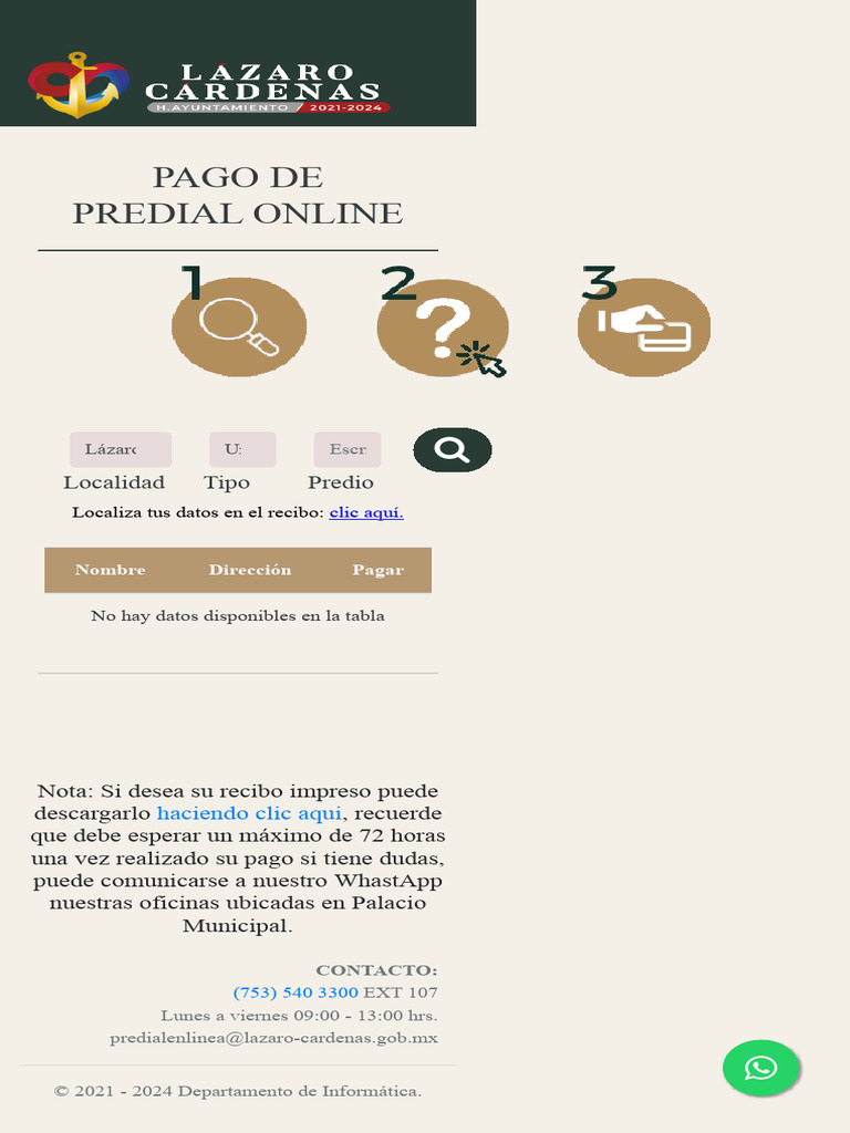 Pago Predial en Linea | PDF