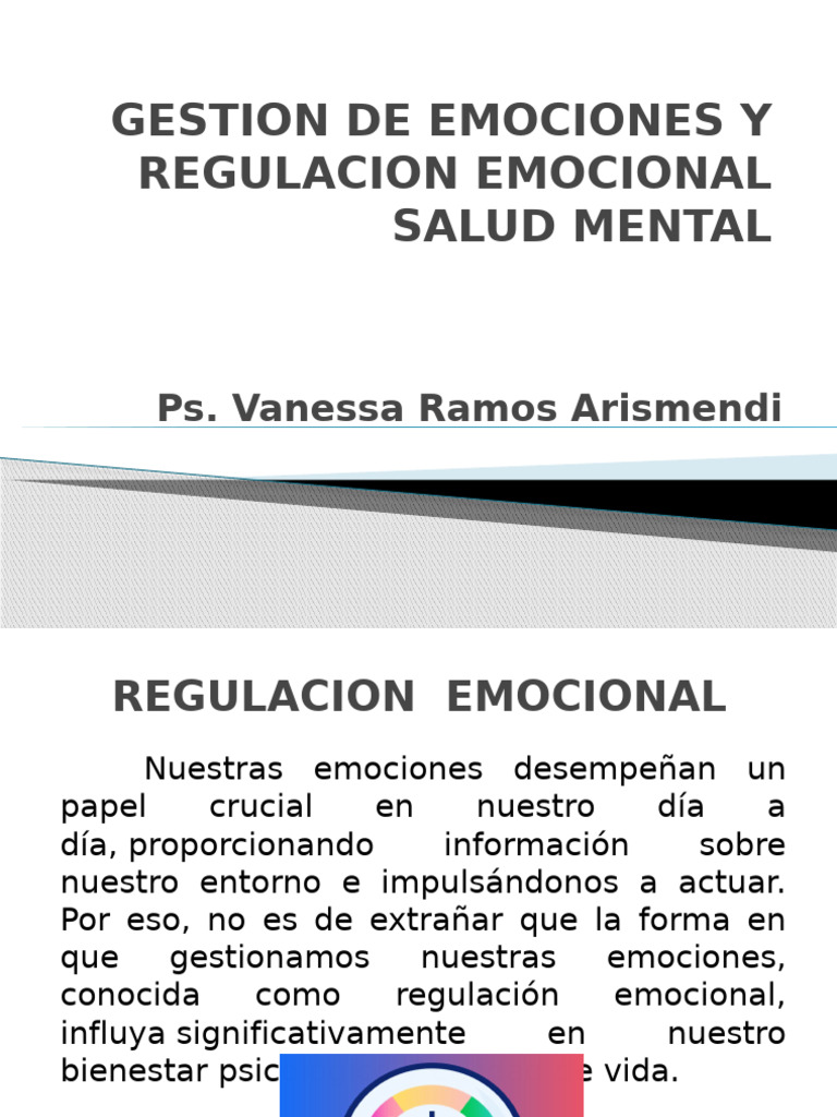 Estrategias para la Regulación Emocional | PDF | Las emociones ...