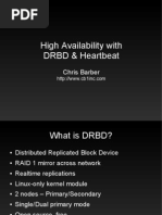 High Availability With DRBD Heartbeat