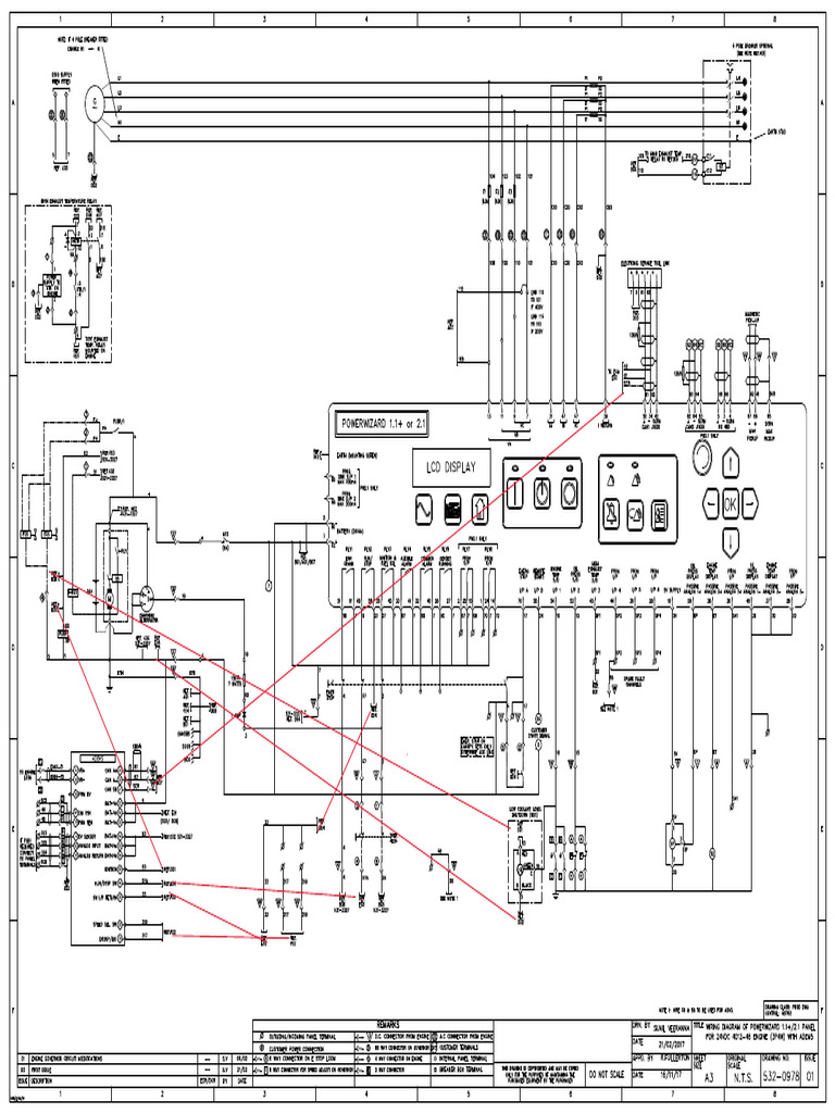 532-0978 - 01 - Wiring Diagram of PowerWizard 1.1+ - 2.1 Panel For ...