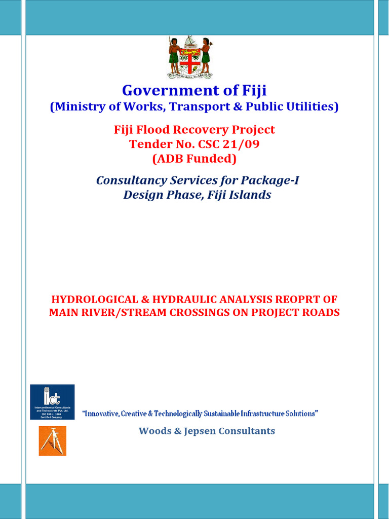 Fiji Flood Recovery Hydrological Report | PDF | Discharge (Hydrology ...