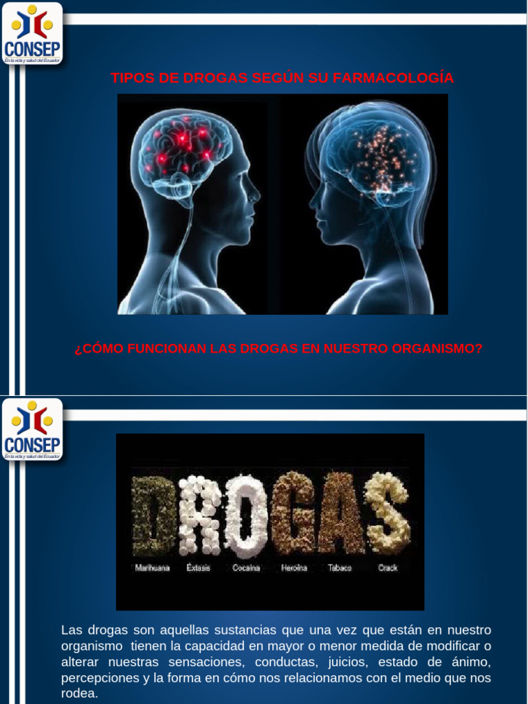 Tipos de Drogas y Efectos en el Cuerpo | PDF | Cannabis (Droga) | Mdma