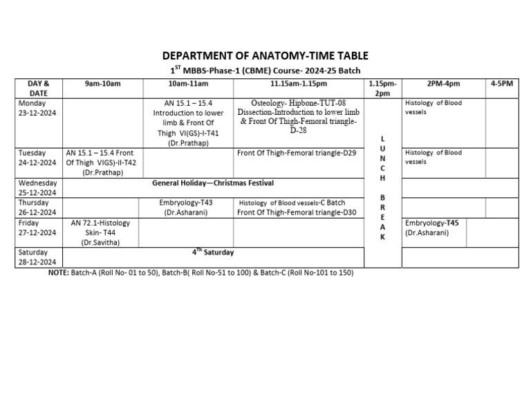 8th Week - 23rd To 28th Dec | PDF | Observances